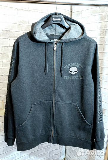 Зип худи Harley Davidson Толстовка мужская Оригин