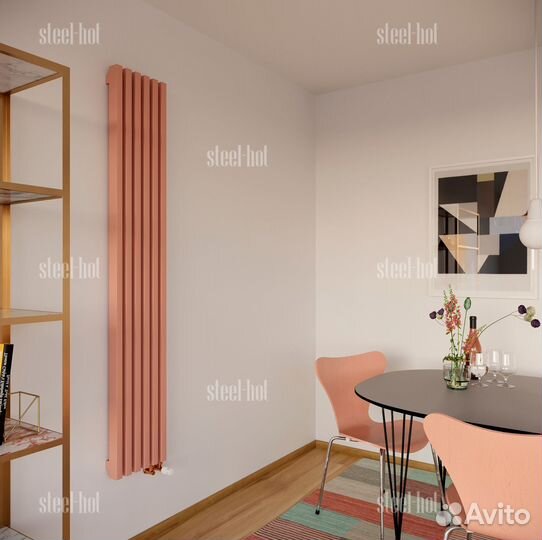 Дизайнерский радиатор отопления Steel
