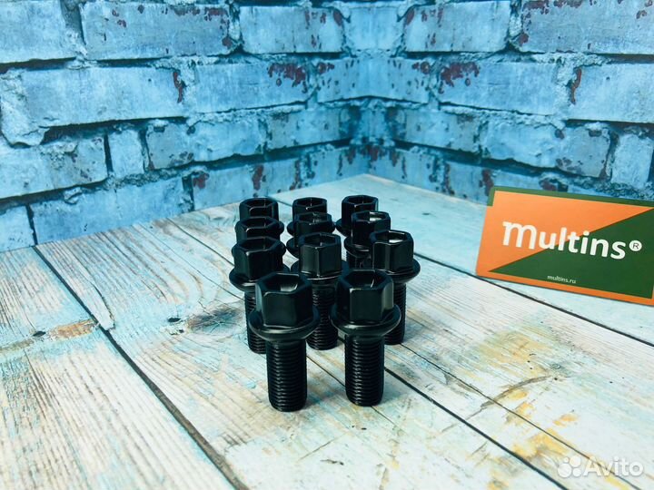 Черные колесные болты для Audi