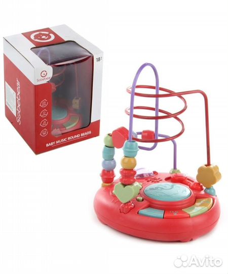 Развивающая игрушка на батарейках от 1года