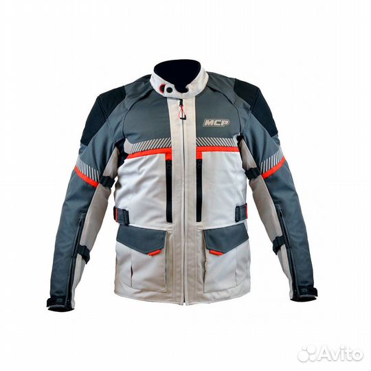 Мотокуртка MCP Everglade Black-light-grey