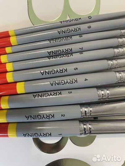 Кисти для макияжа Крыгина 10 шт