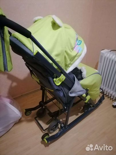 Детские санки коляска Ника 7-2