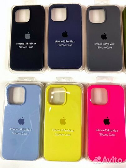 Чехлы на iPhone 15 Pro Max (Silicone Case)