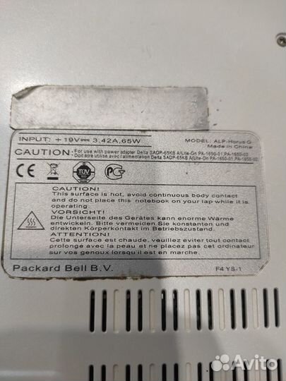 Нетбук packard bell