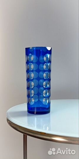Ваза винтажная цветное стекло
