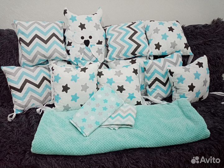 Бортики в кроватку