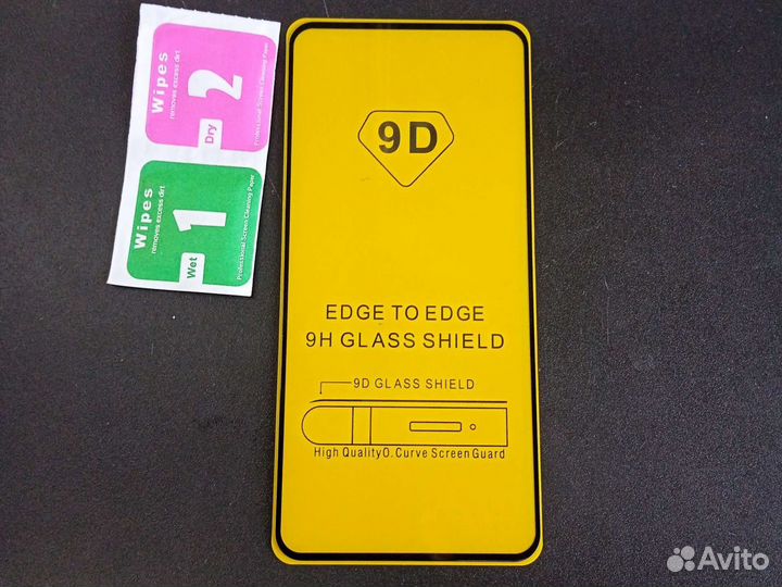 Защитное стекло на Xiaomi Mi 9T/K20/Pro Чёрное