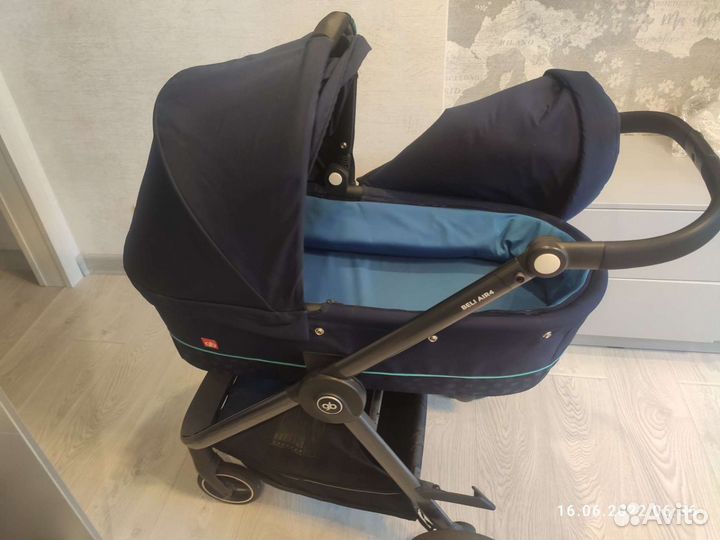 Коляска люлька с автокреслом