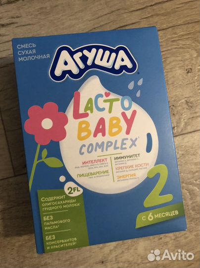 Детская смесь агуша 2