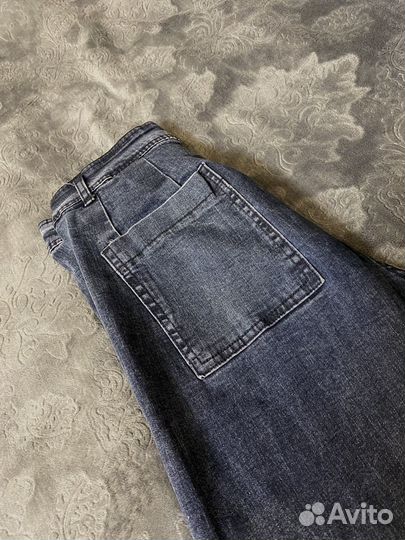 Джинсы женские широкие