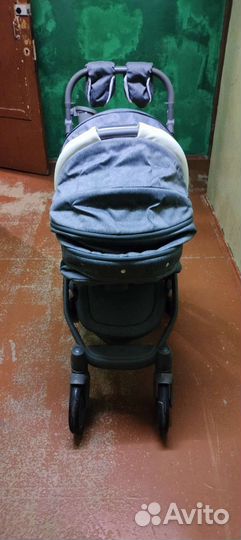 Коляска adamex 3 в 1 эко кожа