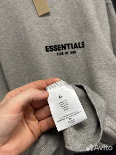 Футболка Essentials Fear Of God Серая
