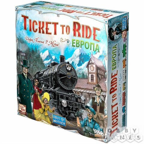 Билет на поезд. Ticket to Ride Европа+ 1912