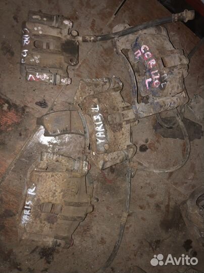 Суппорт тормозной toyota corolla 120 yaris