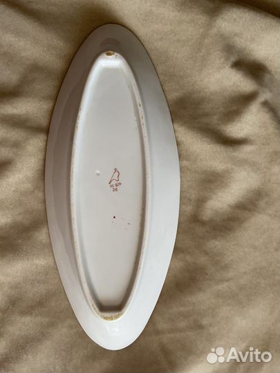 Селедочница фарфор СССР