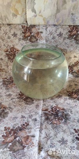 Аквариум круглый СССР 20 литров