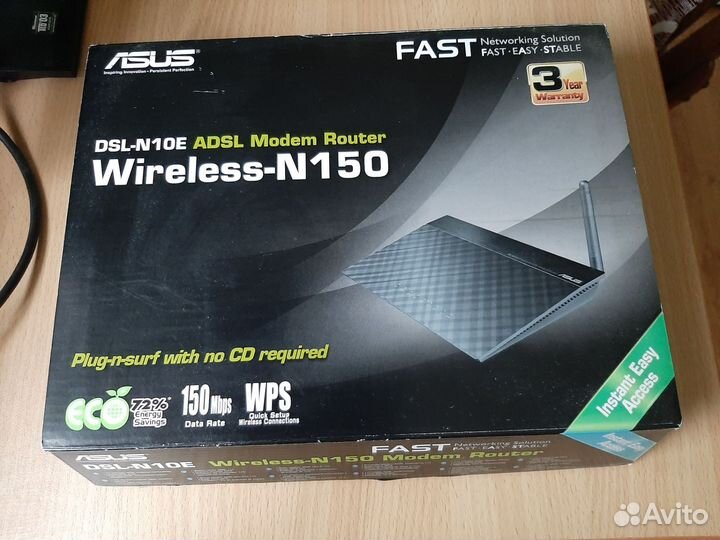 Модем роутер Asus dsl-n10e