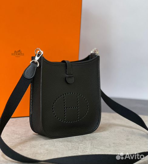 Сумка Hermes Evelyne PM Black Togo