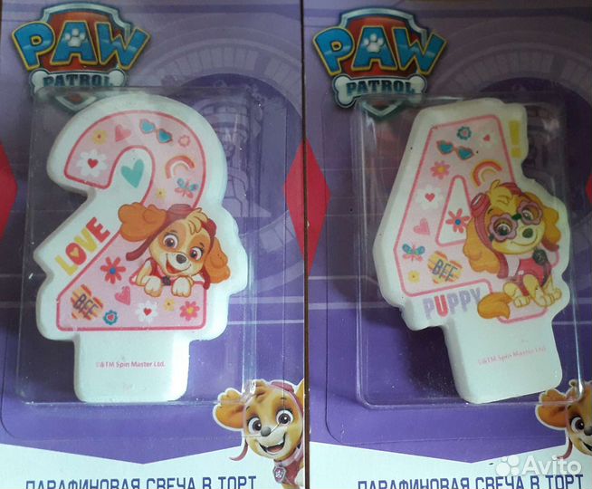 Свечи в торт