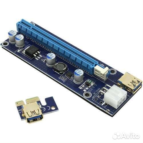 Chipal Райзер карта pci-e с 1x to 16