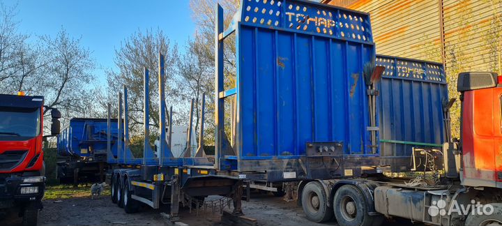 Полуприцеп лесовоз (сортиментовоз) Тонар L3 (9445), 2015