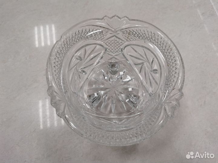 Конфетница хрусталь СССР