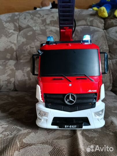 Радиоуправляемая пожарная машина большая, 47 см