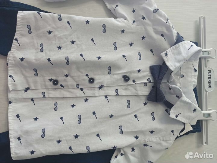 Костюм для мальчика брюки и рубашка 92