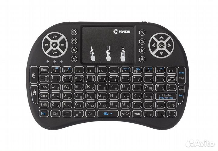 Новая беспроводная мини клавиатура с подсветкой