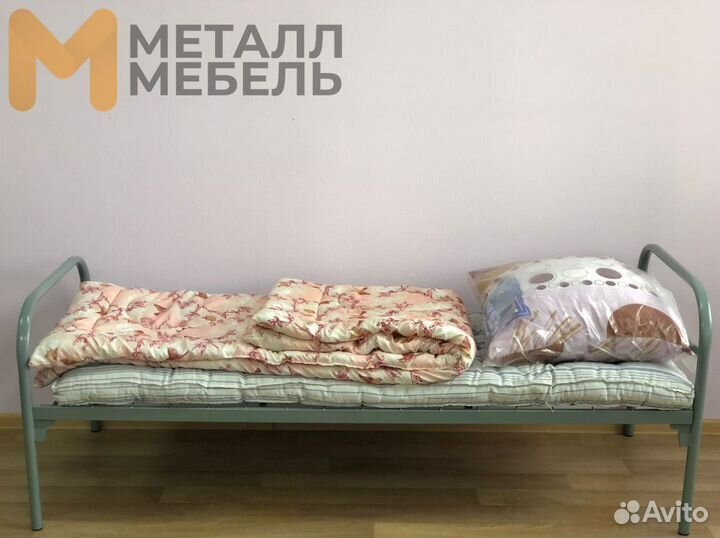 Кровати металлические для рабочих
