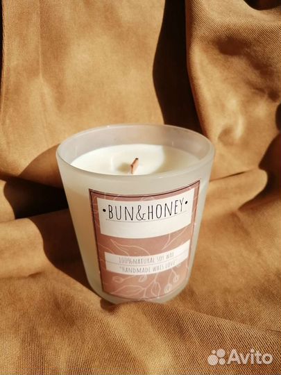 Ароматическая свеча ручной работы