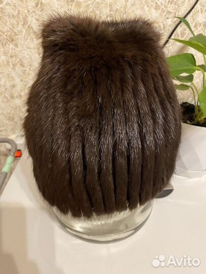 Шапка норковая женская