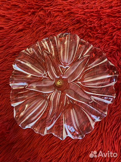 Хрустальная салатница, новая