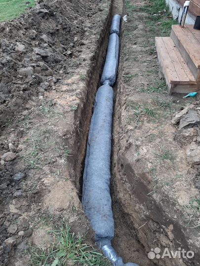 Дренаж участка под ключ