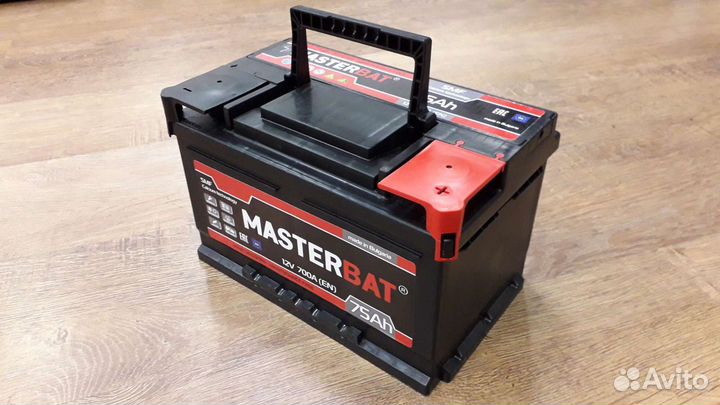 Аккумулятор 75 Ah 700A Masterbat, Болгария