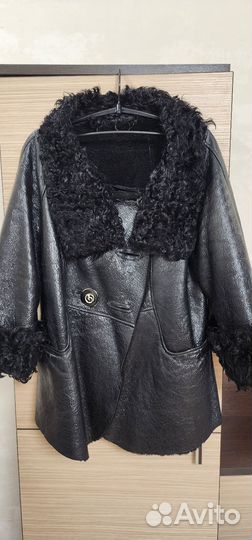 Дубленка натуральная женская 50 размер