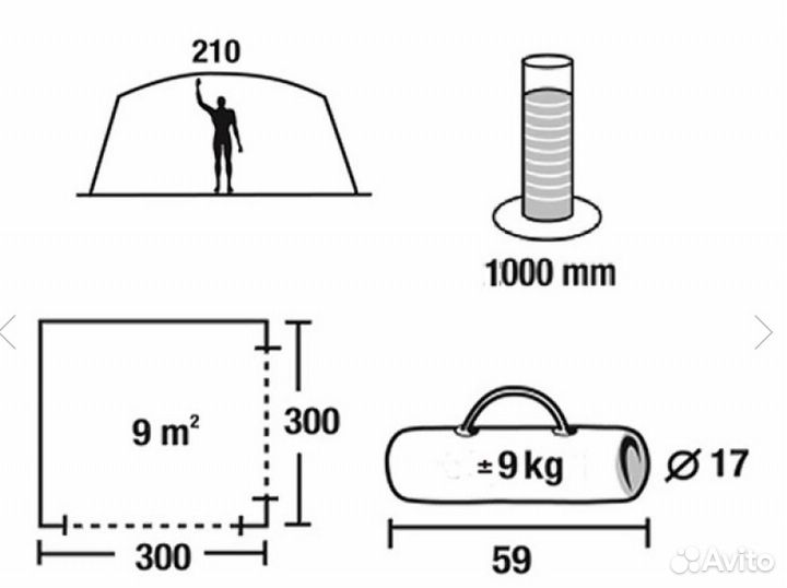 Шатер туристический GG Lacosta