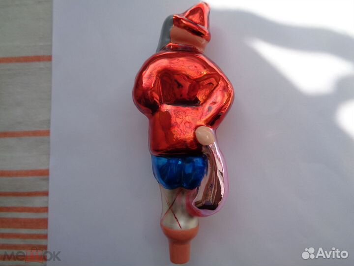 Елочная игрушка СССР Балда.Редкая