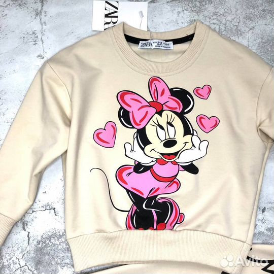 Костюм для девочки zara minnie новый