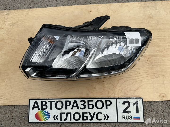 Фара левая Renault Logan 2