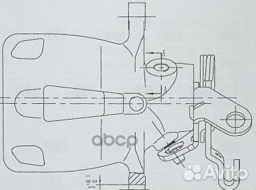 Суппорт торм. VW golf VI (08) /audi A3 (03) зад