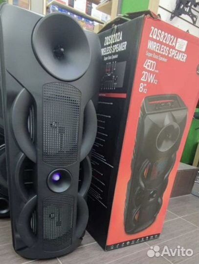 Большая мощная колонка блютуз на аккумуляторе