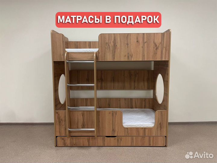 Детская двухъярусная кровать 