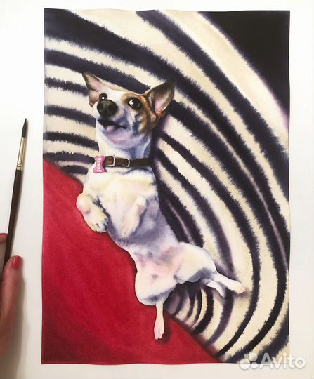 Художник Портрет питомца,Портрет животных на заказ