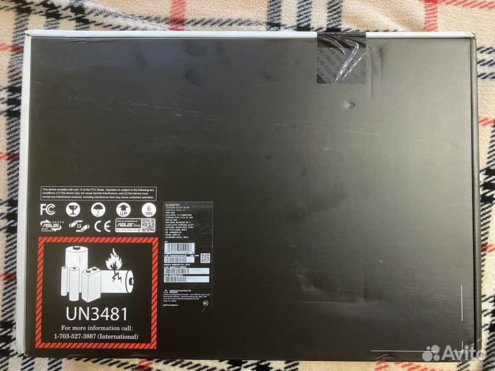 Новый Asus Rog Zephyrus игровой ноутбук i7/3050Ti