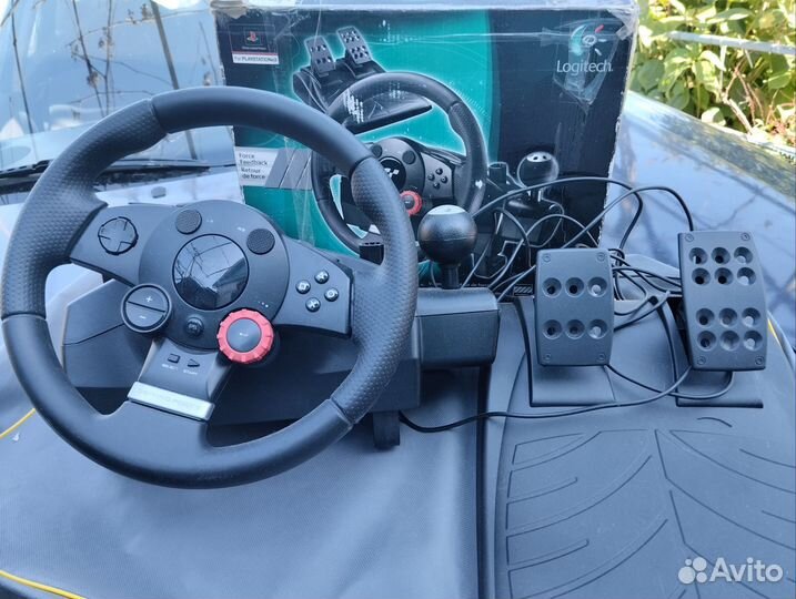 Руль игровой с педалями driving force gt