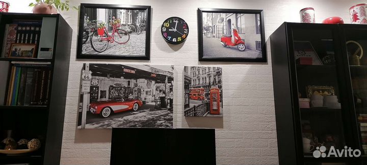 Картины в раме разные