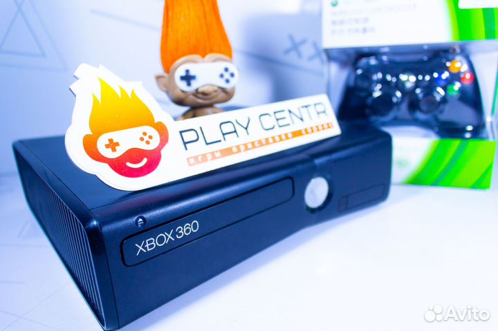 Игр.приставка Xbox 360 Slim 250GB FB б/у + игры