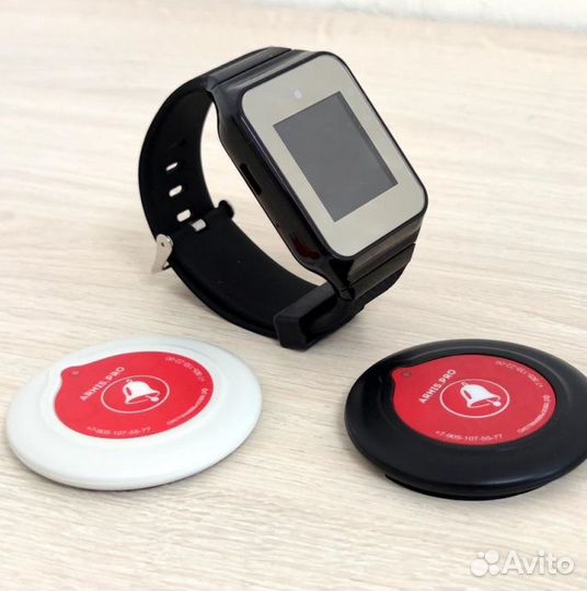 Кнопка вызова перосонала, официанта, часы пейджер